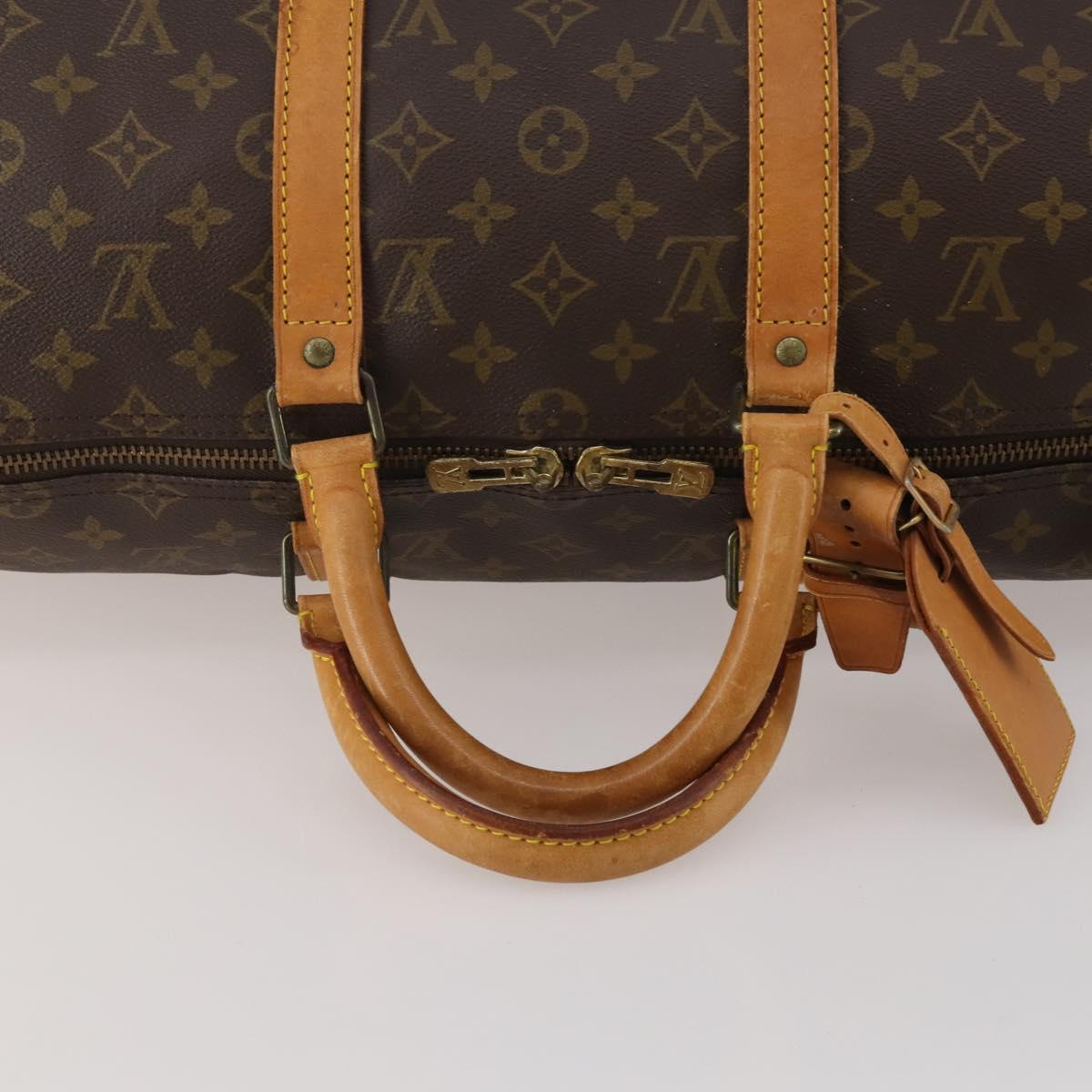 LOUIS VUITTON Monogram Keepall 50 Boston Bag M41426 LV Auth 197662