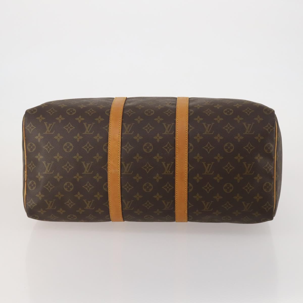 LOUIS VUITTON Monogram Keepall 50 Boston Bag M41426 LV Auth 197662