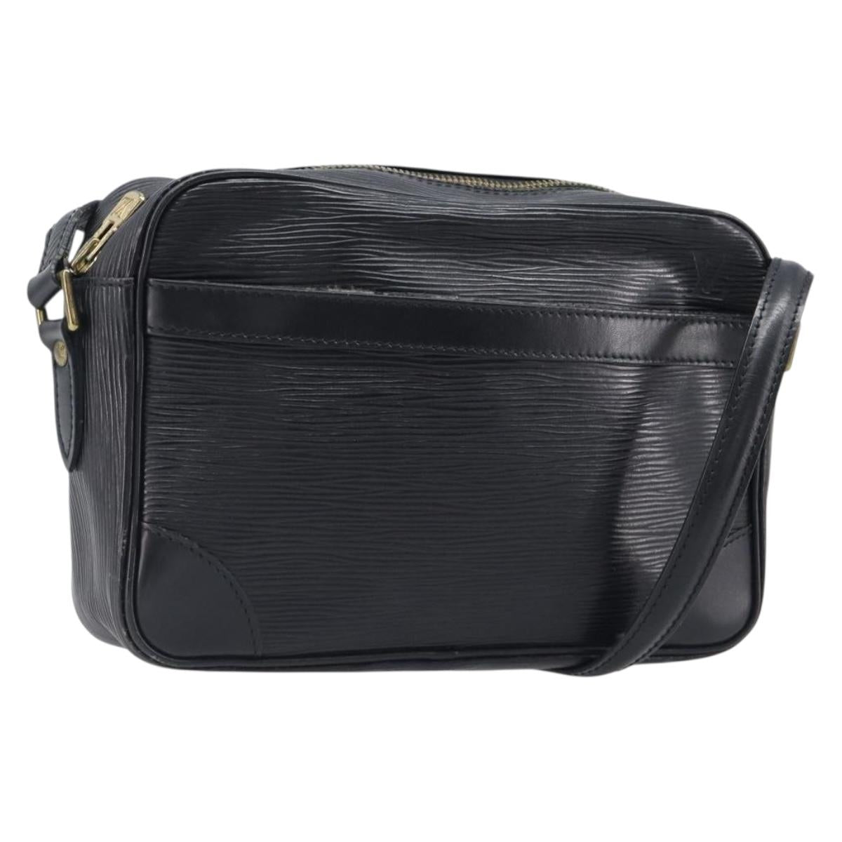 LOUIS VUITTON Epi Trocadero 23 Shoulder Bag Black M52302 LV Auth 197664A