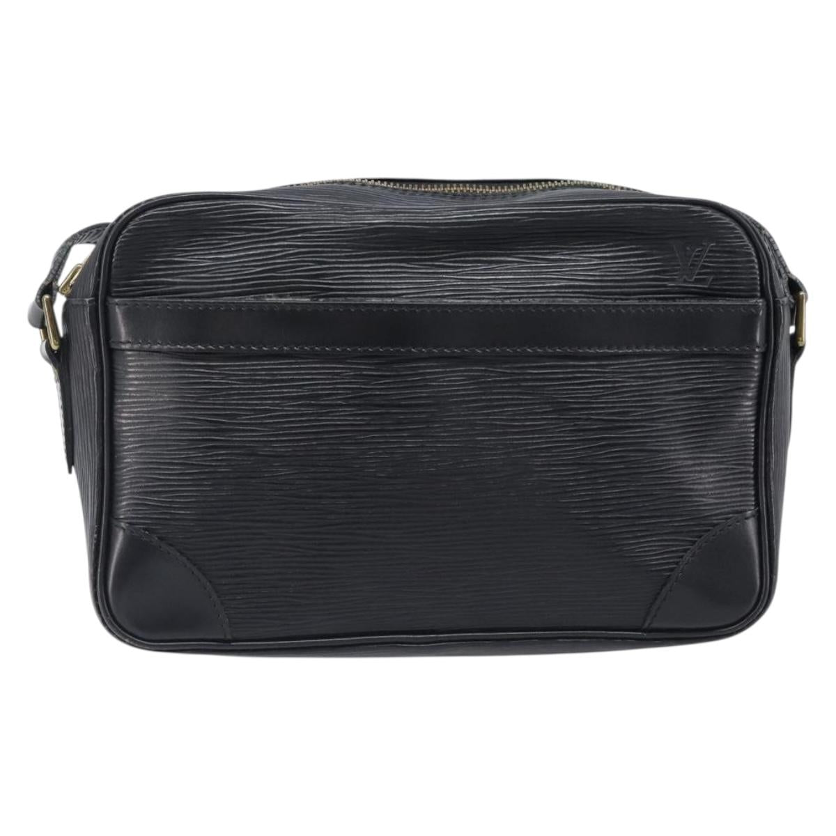 LOUIS VUITTON Epi Trocadero 23 Shoulder Bag Black M52302 LV Auth 197664A
