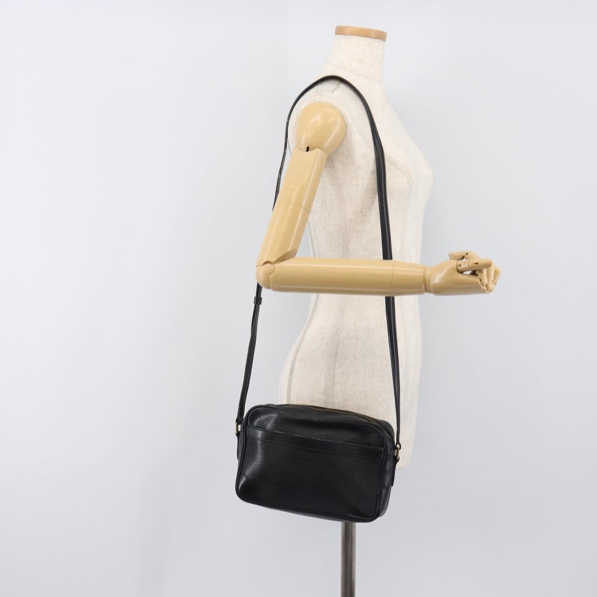 LOUIS VUITTON Epi Trocadero 23 Shoulder Bag Black M52302 LV Auth 197664A