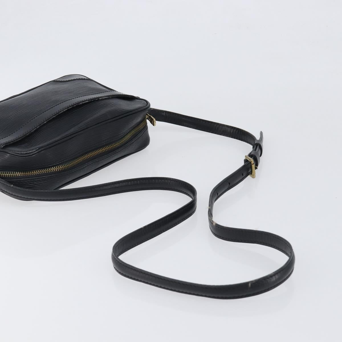 LOUIS VUITTON Epi Trocadero 23 Shoulder Bag Black M52302 LV Auth 197664A