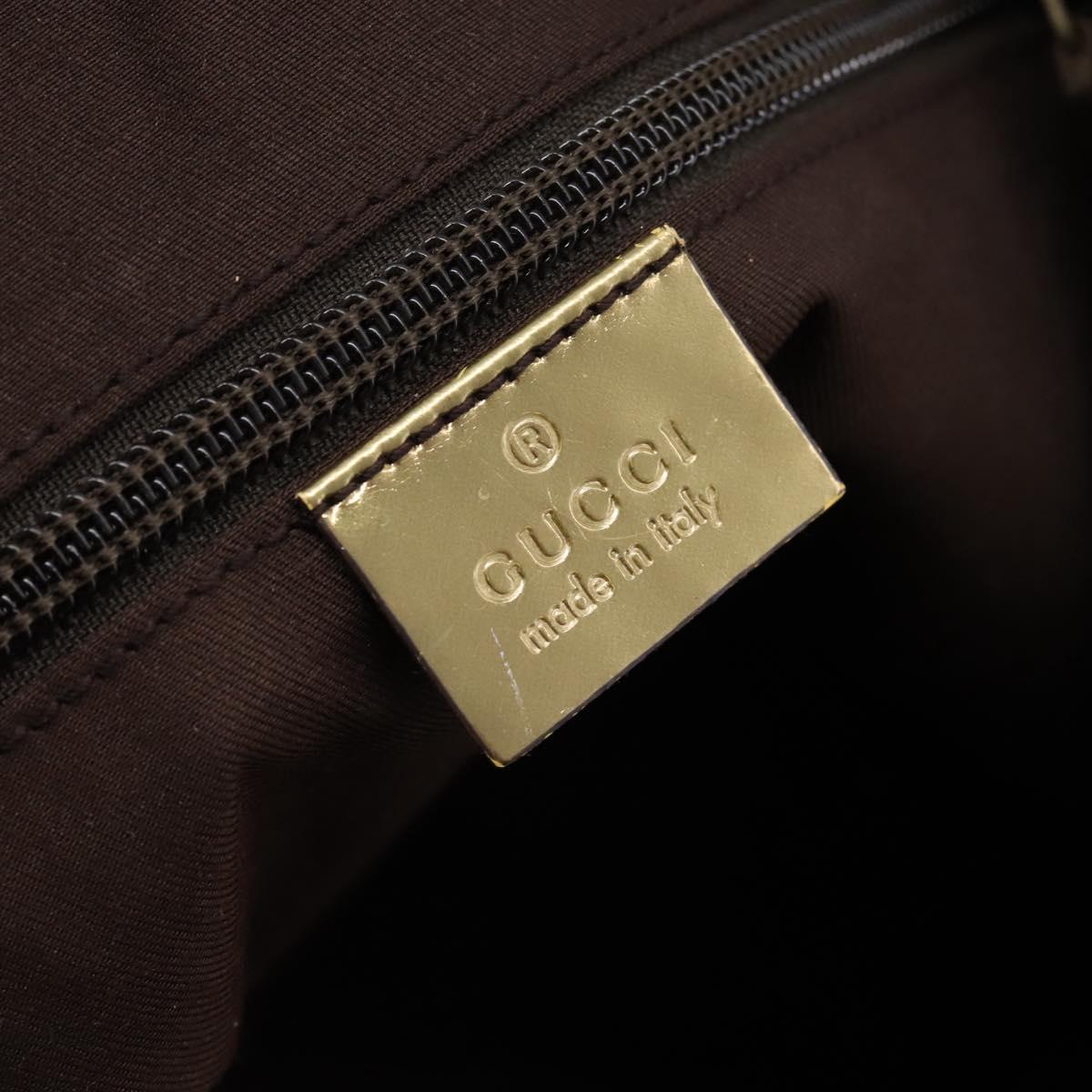 GUCCI GG Canvas Sherry Line Tote Bag Beige 131230 Auth 197665