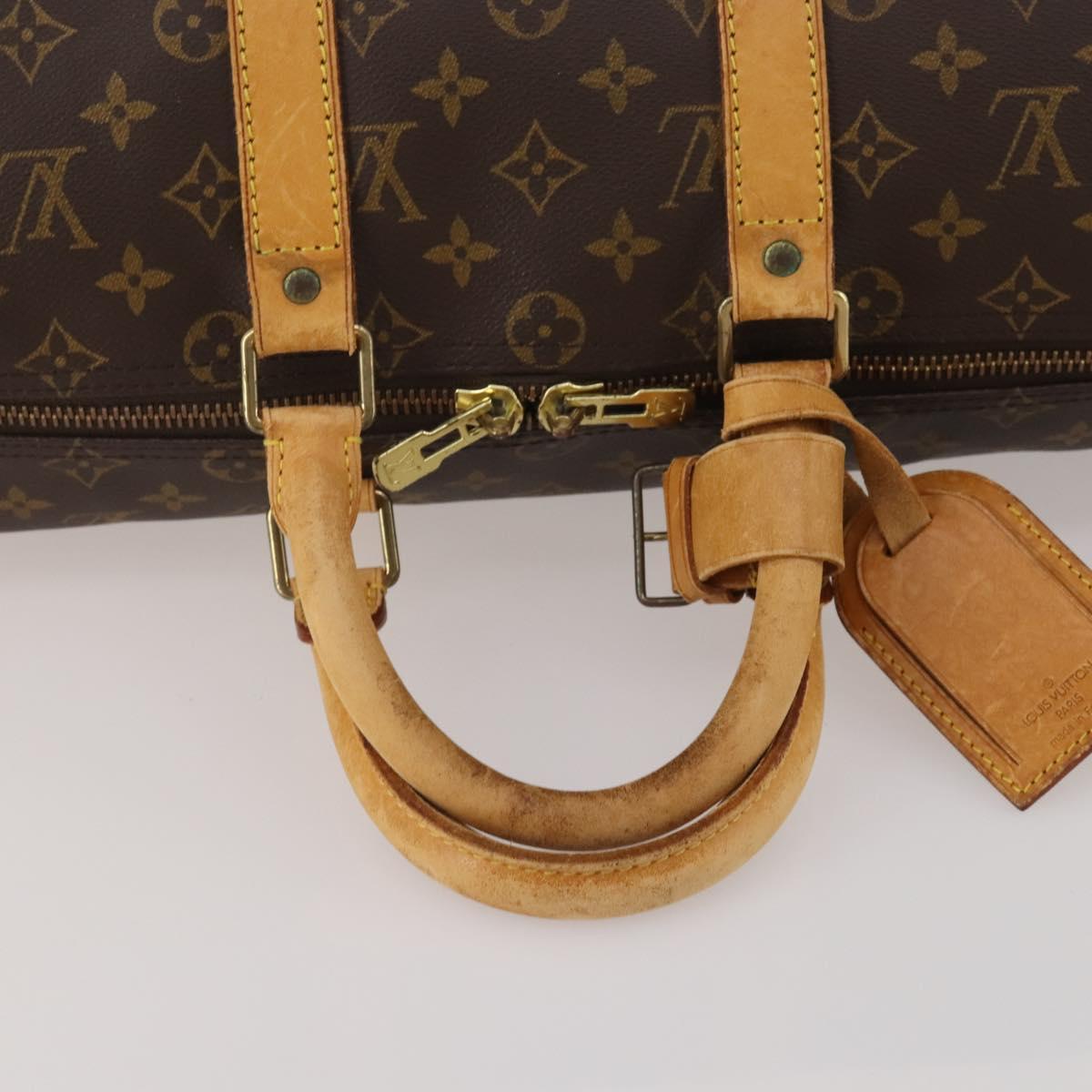 LOUIS VUITTON Monogram Keepall 45 Boston Bag M41428 LV Auth 197667