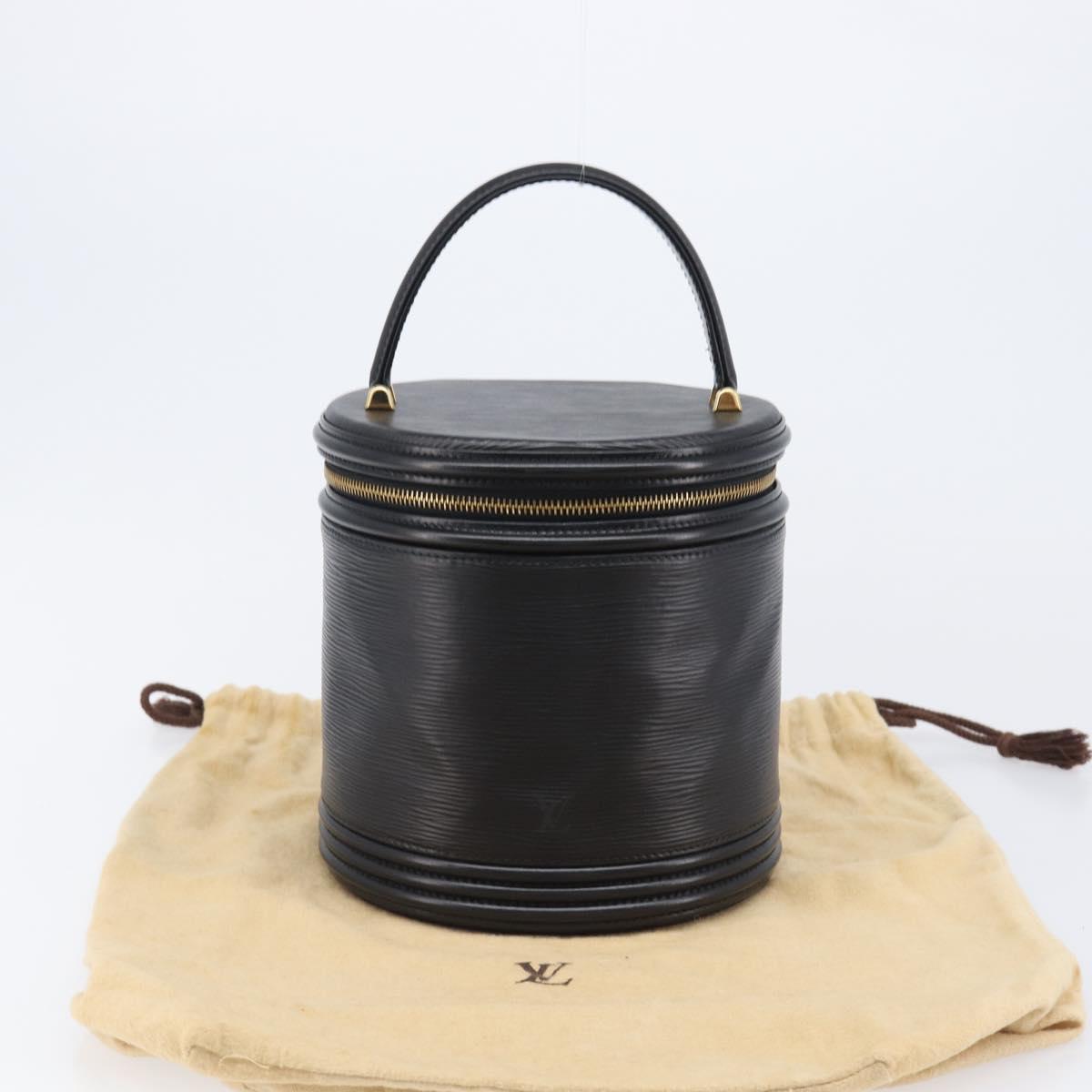 LOUIS VUITTON Epi Cannes Hand Bag Black M48032 LV Auth 197674V