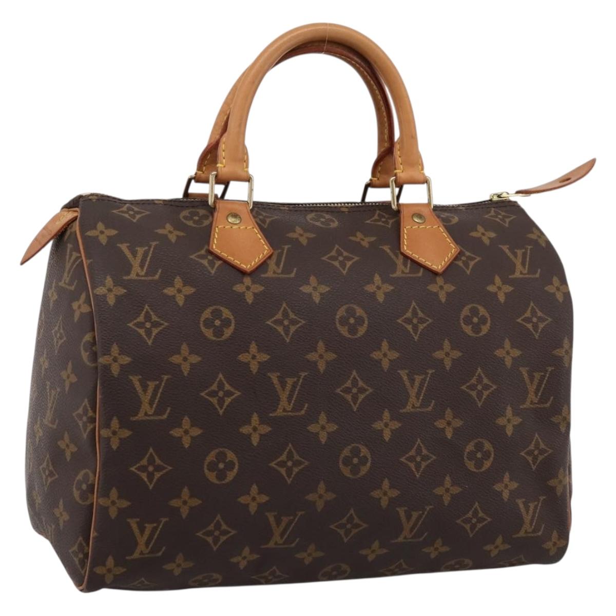 LOUIS VUITTON Monogram Speedy 30 Hand Bag M41526 LV Auth 197697V