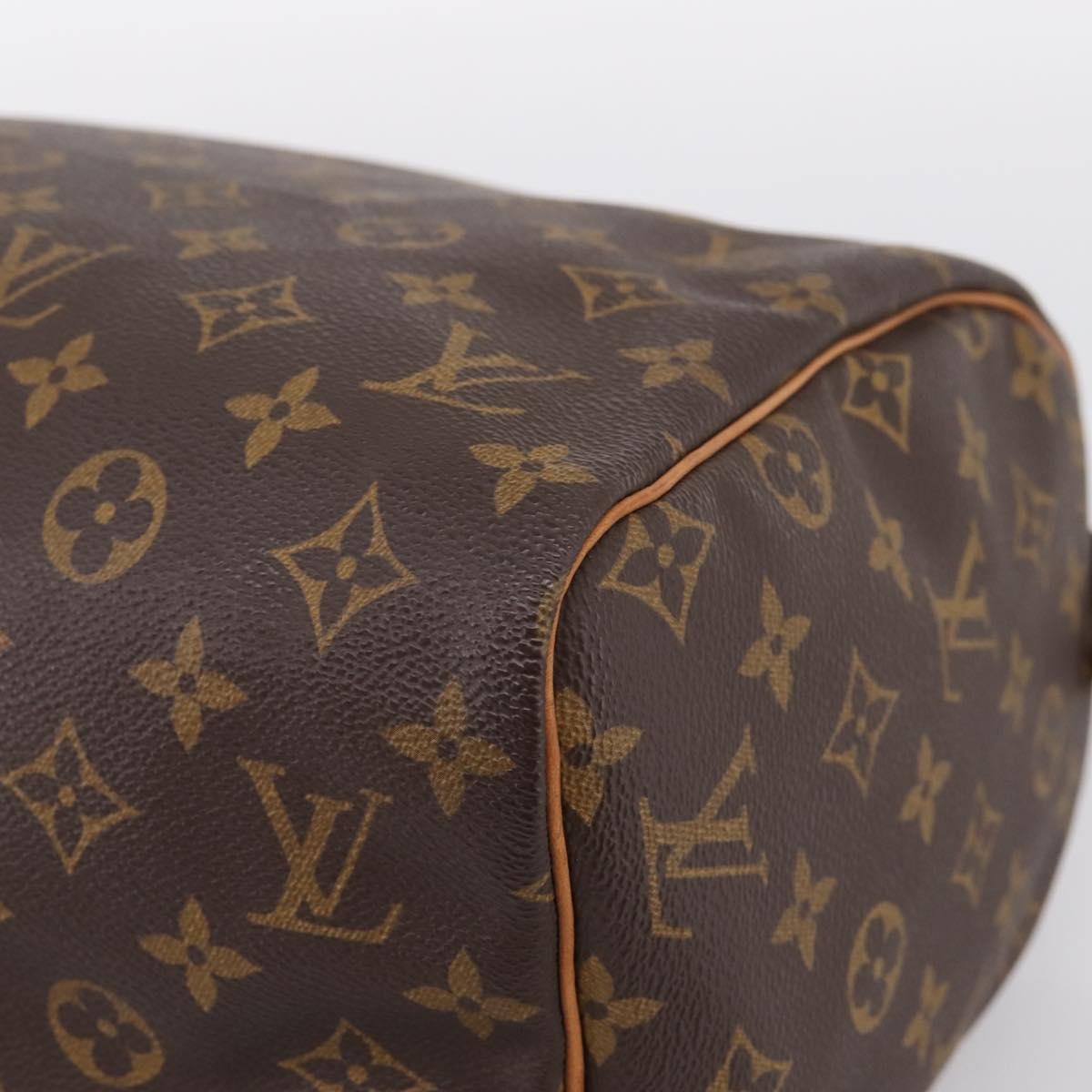LOUIS VUITTON Monogram Speedy 30 Hand Bag M41526 LV Auth 197697V
