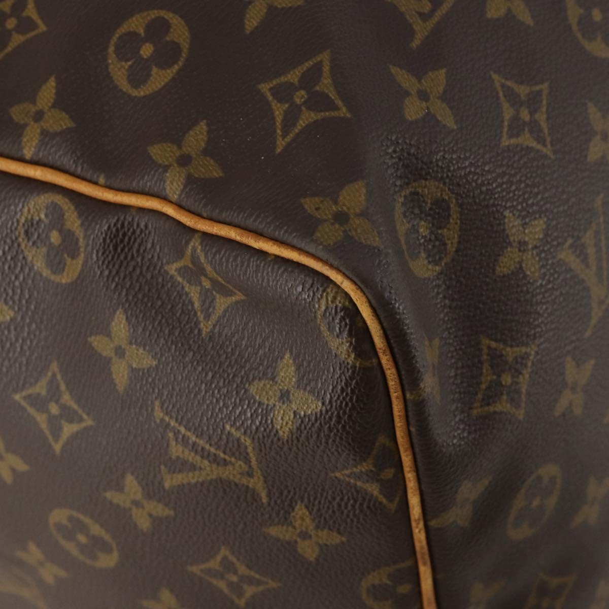 LOUIS VUITTON Monogram Keepall 60 Boston Bag M41422 LV Auth 197701