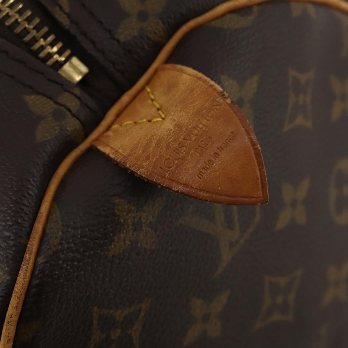 LOUIS VUITTON Monogram Keepall 60 Boston Bag M41422 LV Auth 197701