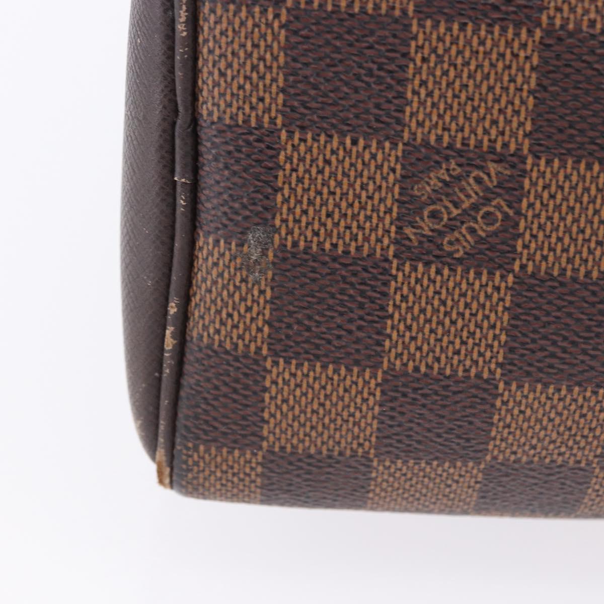 LOUIS VUITTON Damier Ebene Brera Hand Bag N51150 LV Auth 197706