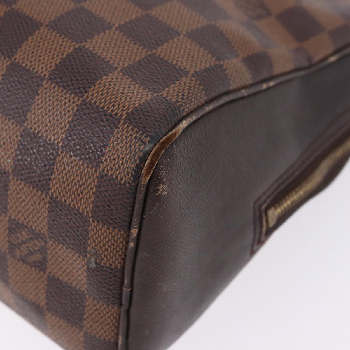 LOUIS VUITTON Damier Ebene Brera Hand Bag N51150 LV Auth 197706