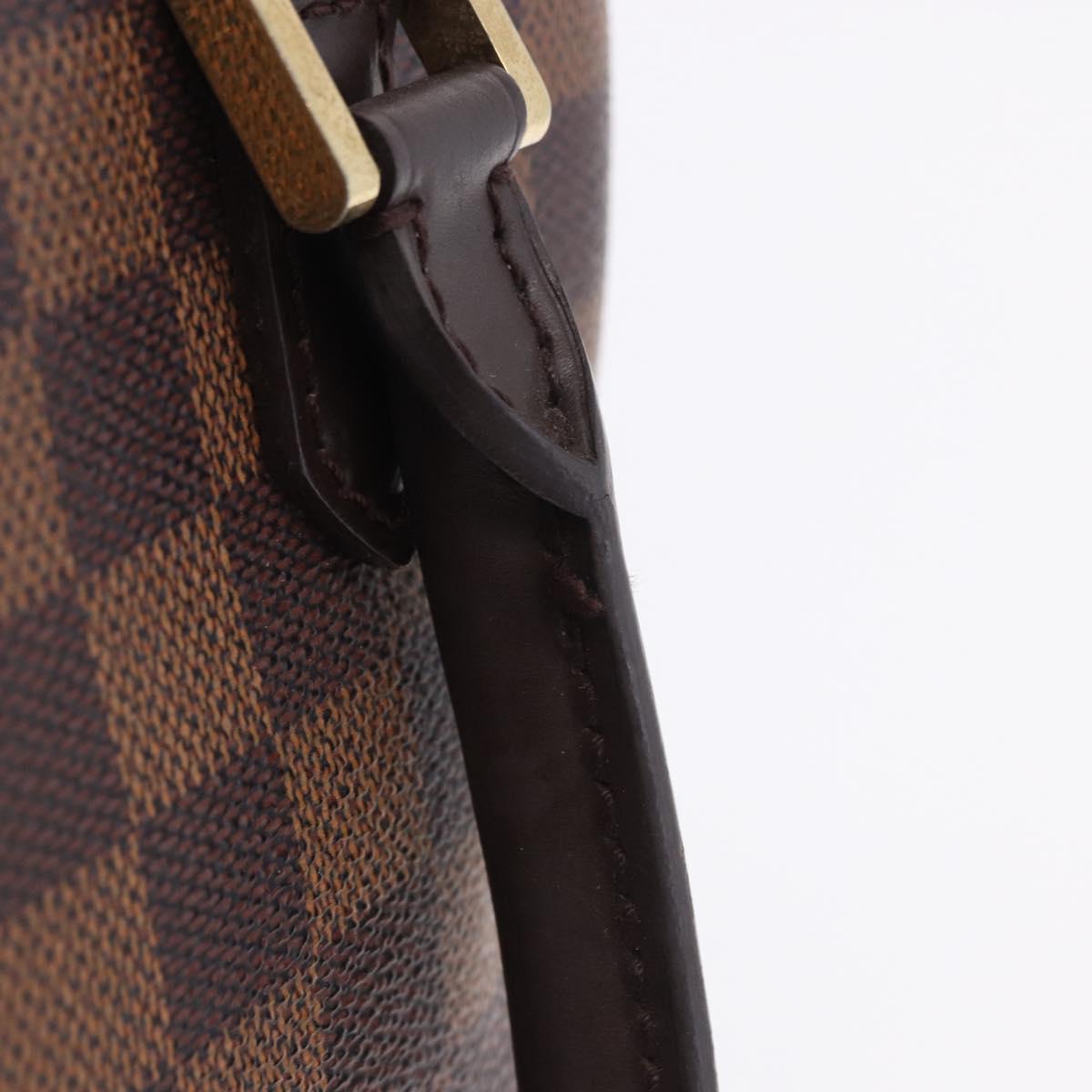 LOUIS VUITTON Damier Ebene Brera Hand Bag N51150 LV Auth 197706