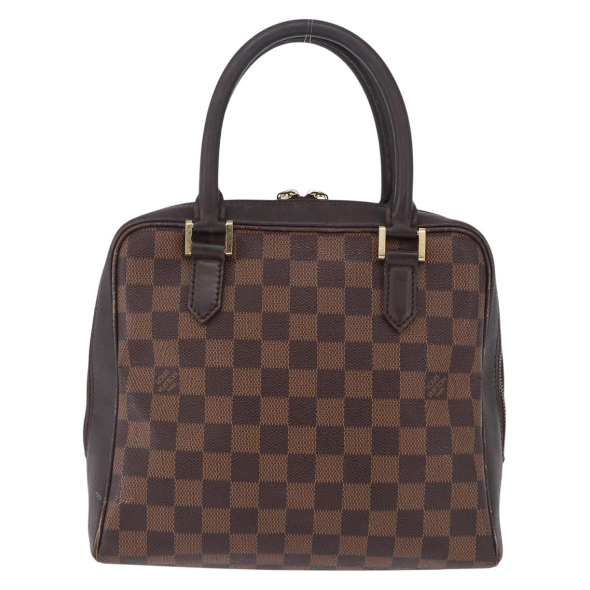 LOUIS VUITTON Damier Ebene Brera Hand Bag N51150 LV Auth 197706