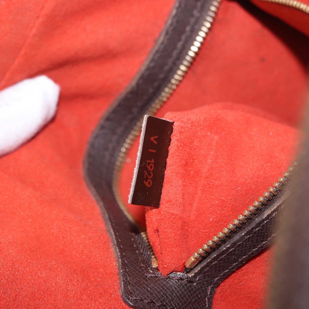 LOUIS VUITTON Damier Ebene Brera Hand Bag N51150 LV Auth 197706