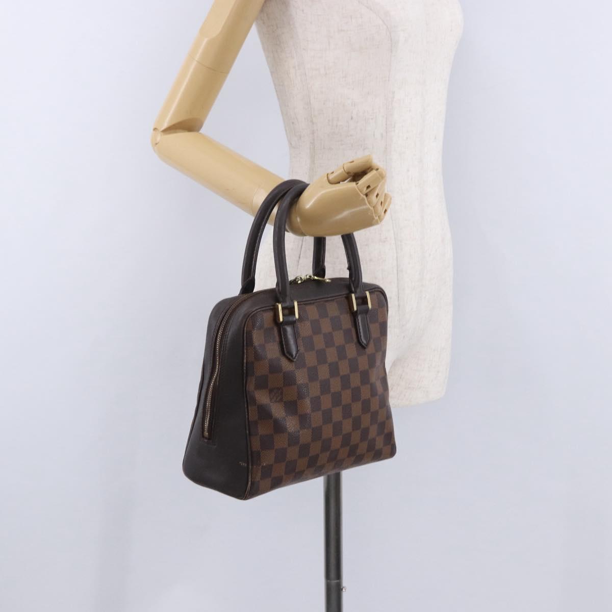 LOUIS VUITTON Damier Ebene Brera Hand Bag N51150 LV Auth 197706