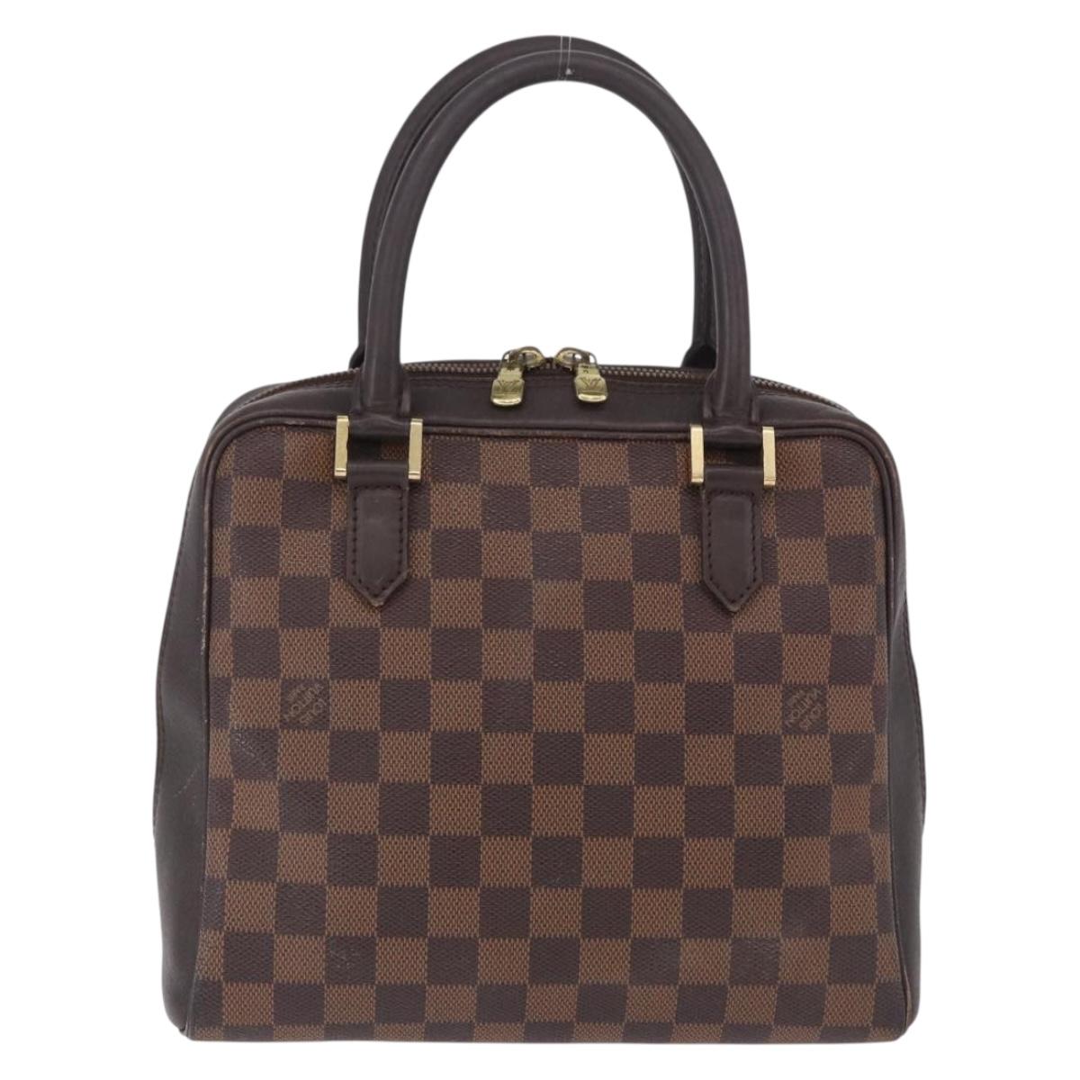 LOUIS VUITTON Damier Ebene Brera Hand Bag N51150 LV Auth 197706