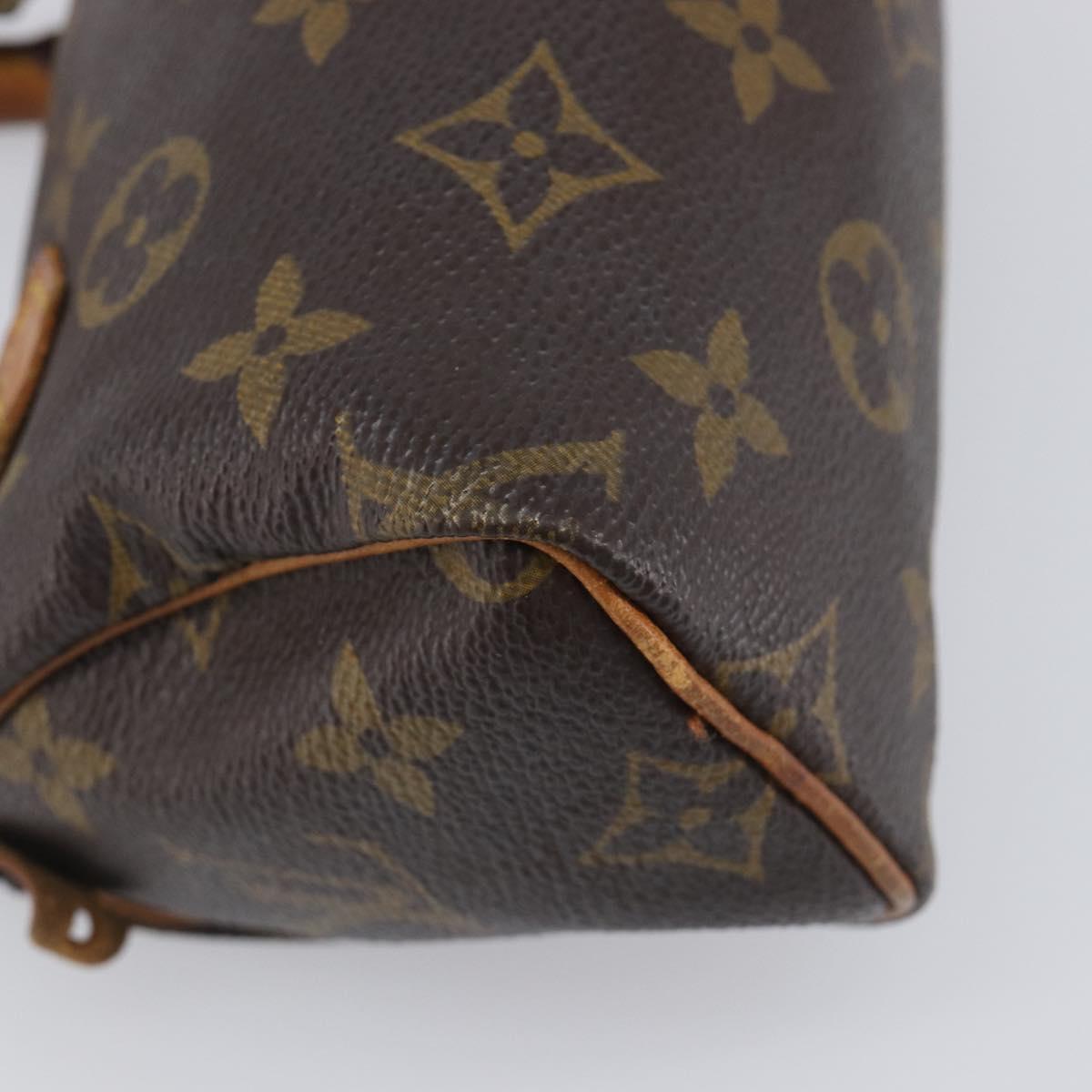 LOUIS VUITTON Monogram Mini Speedy Hand Bag M41534 LV Auth 197713