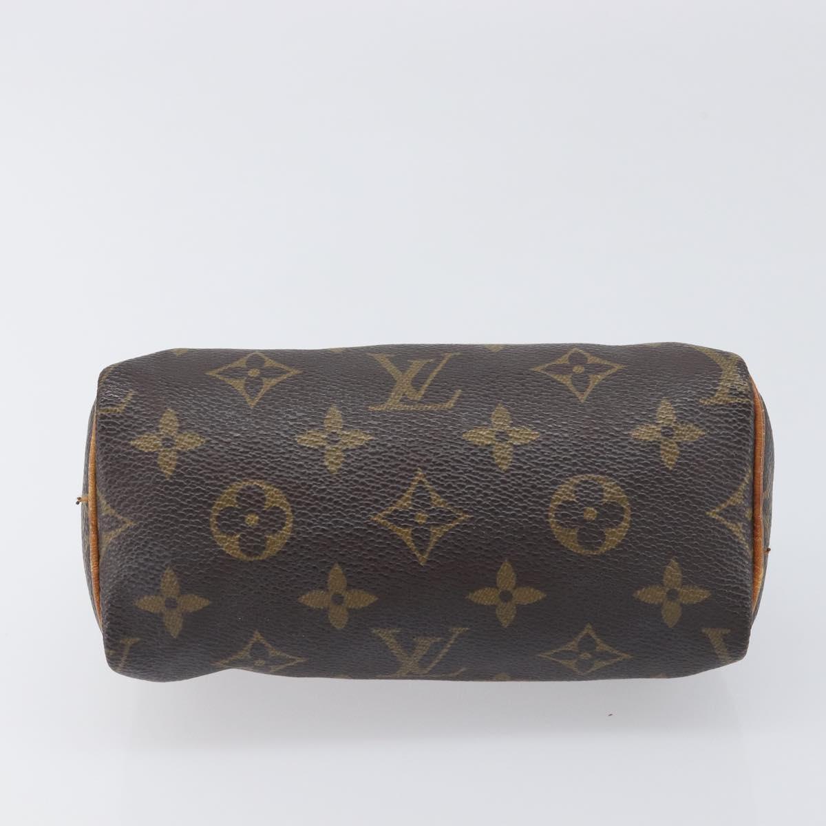 LOUIS VUITTON Monogram Mini Speedy Hand Bag M41534 LV Auth 197713