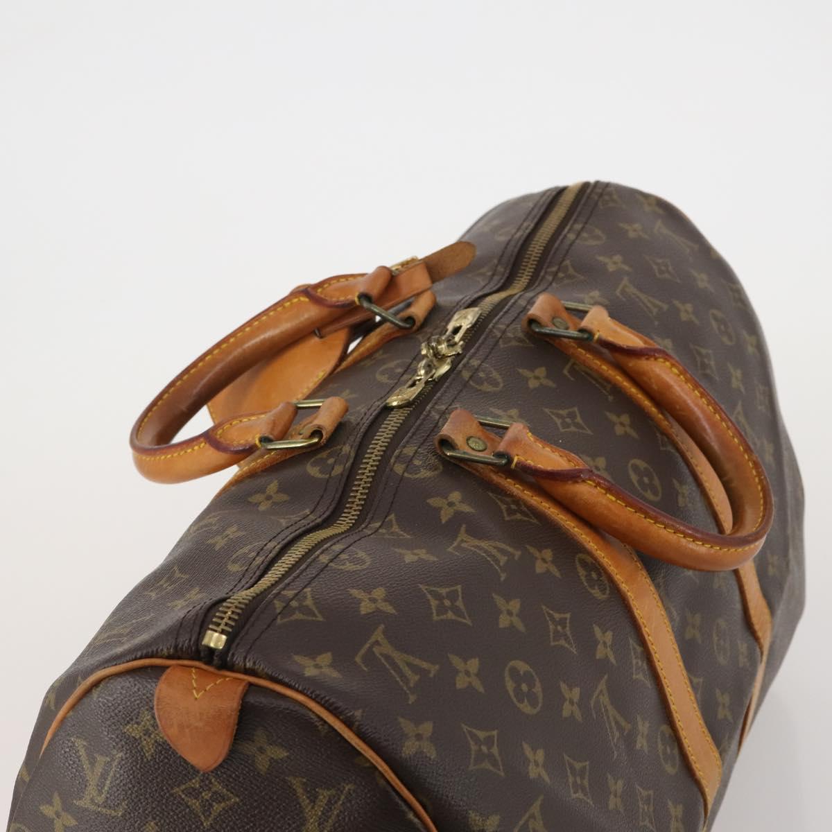 LOUIS VUITTON Monogram Keepall 45 Boston Bag M41428 LV Auth 197716A