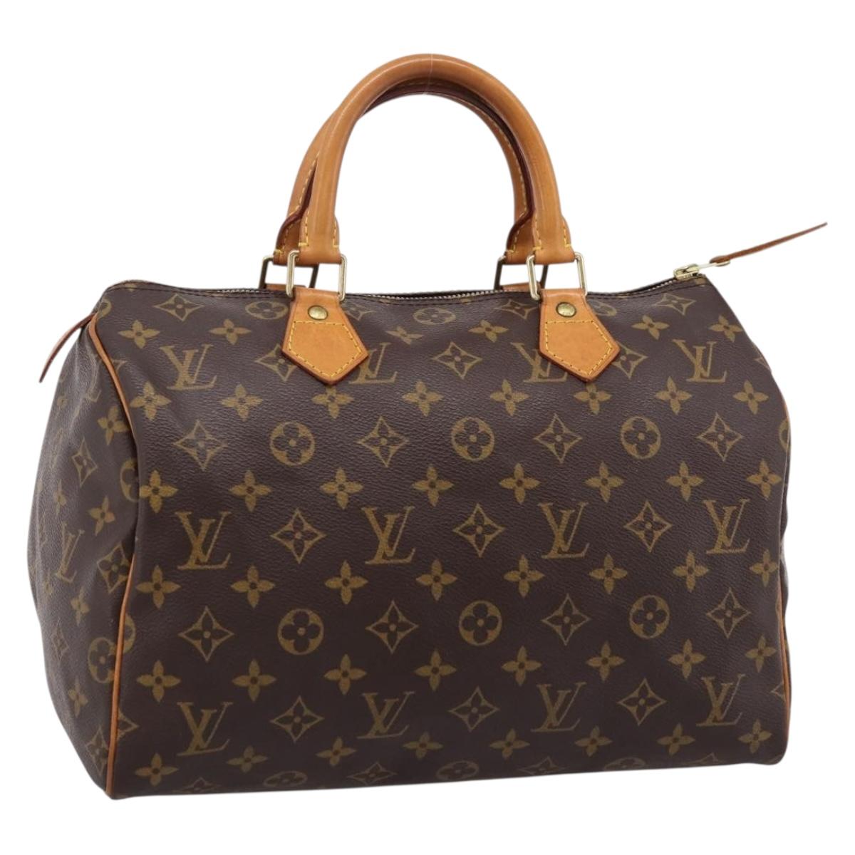 LOUIS VUITTON Monogram Speedy 30 Hand Bag M41526 LV Auth 197723V