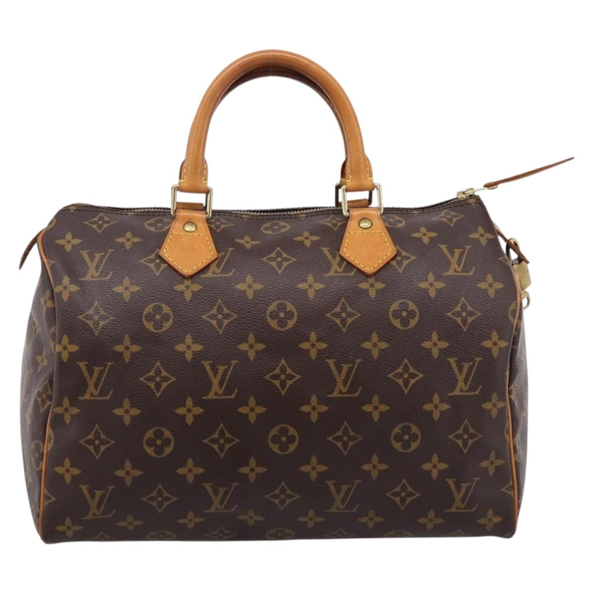 LOUIS VUITTON Monogram Speedy 30 Hand Bag M41526 LV Auth 197723V