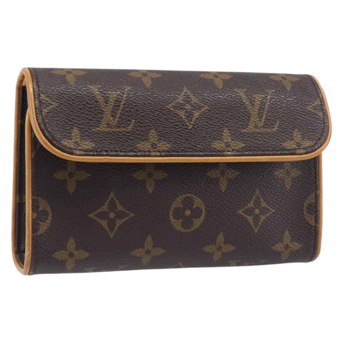 LOUIS VUITTON Monogram Pochette Florentine Waist bag M51855 LV Auth 197727