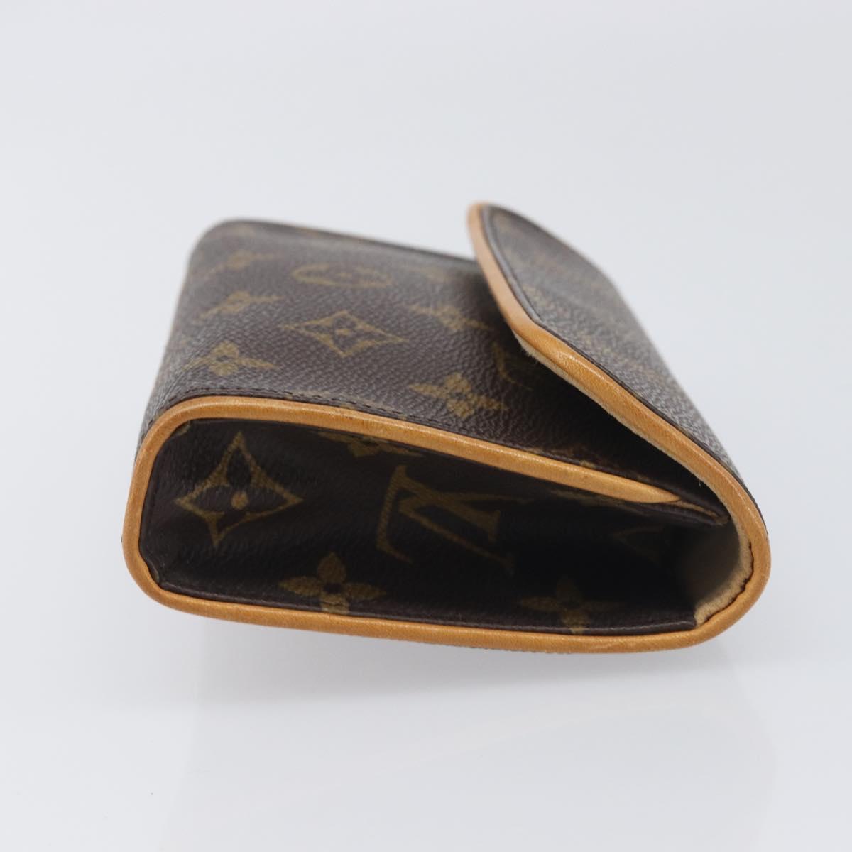 LOUIS VUITTON Monogram Pochette Florentine Waist bag M51855 LV Auth 197727