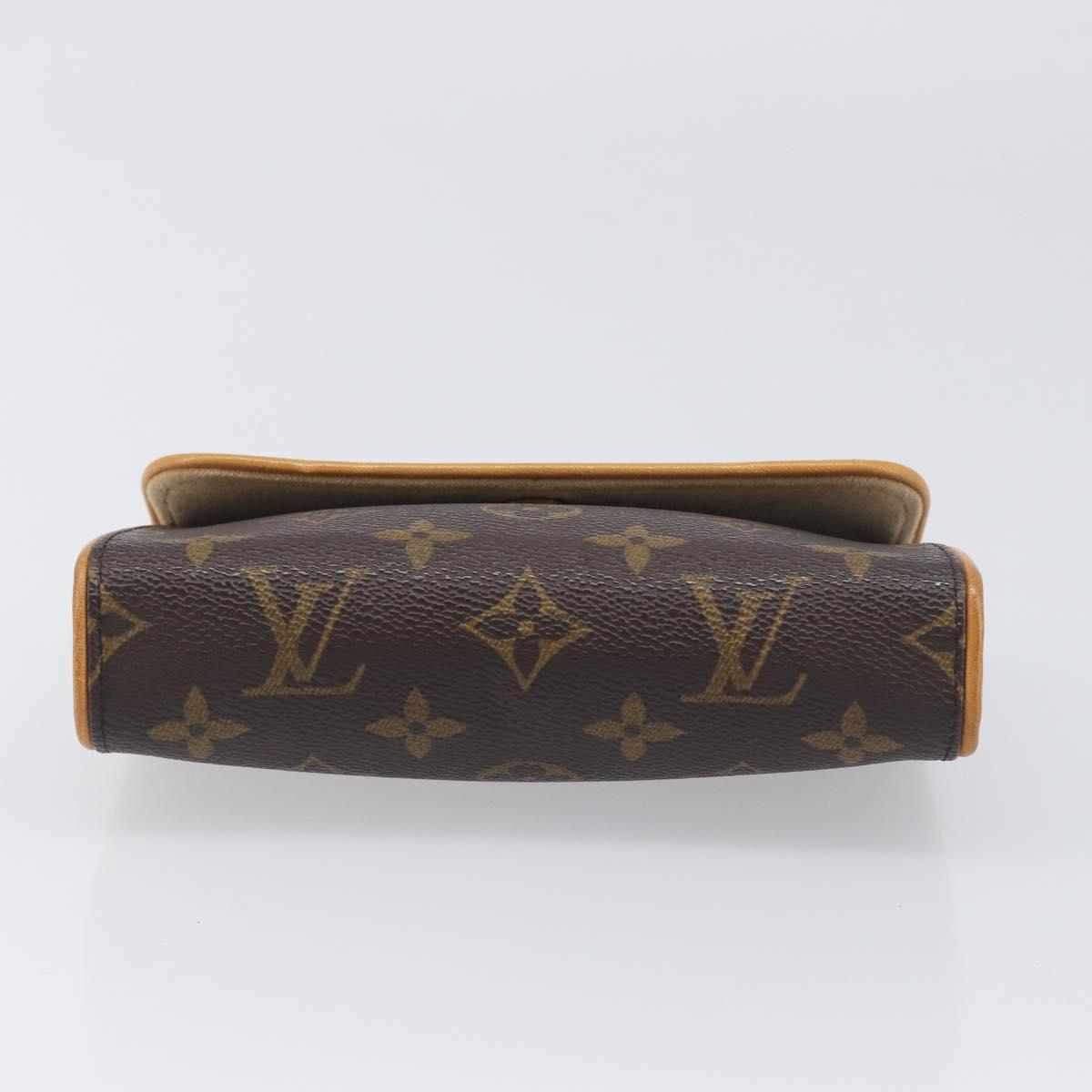 LOUIS VUITTON Monogram Pochette Florentine Waist bag M51855 LV Auth 197727