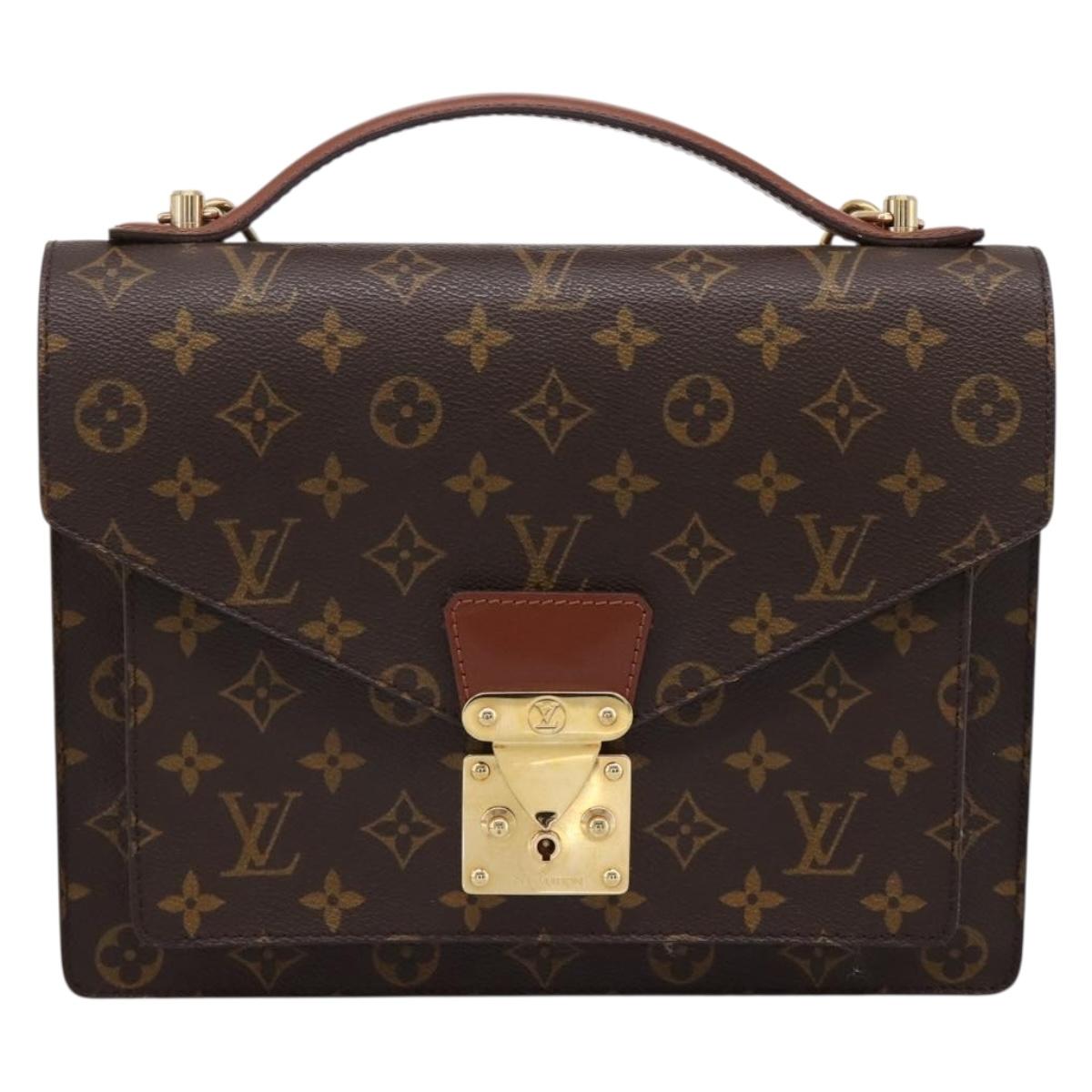 LOUIS VUITTON Monogram Monceau28 Hand Bag M51185 LV Auth 197738V