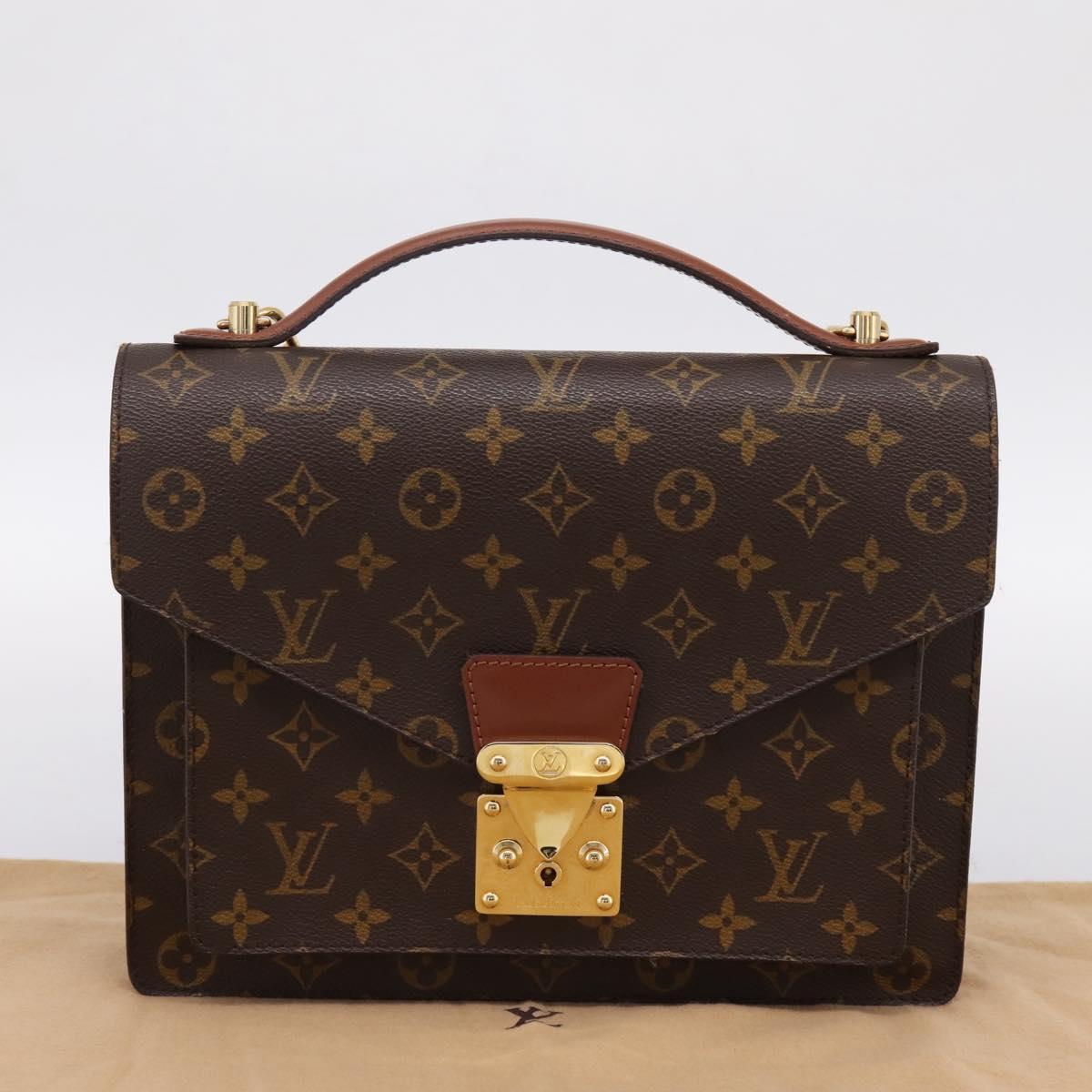 LOUIS VUITTON Monogram Monceau28 Hand Bag M51185 LV Auth 197738V