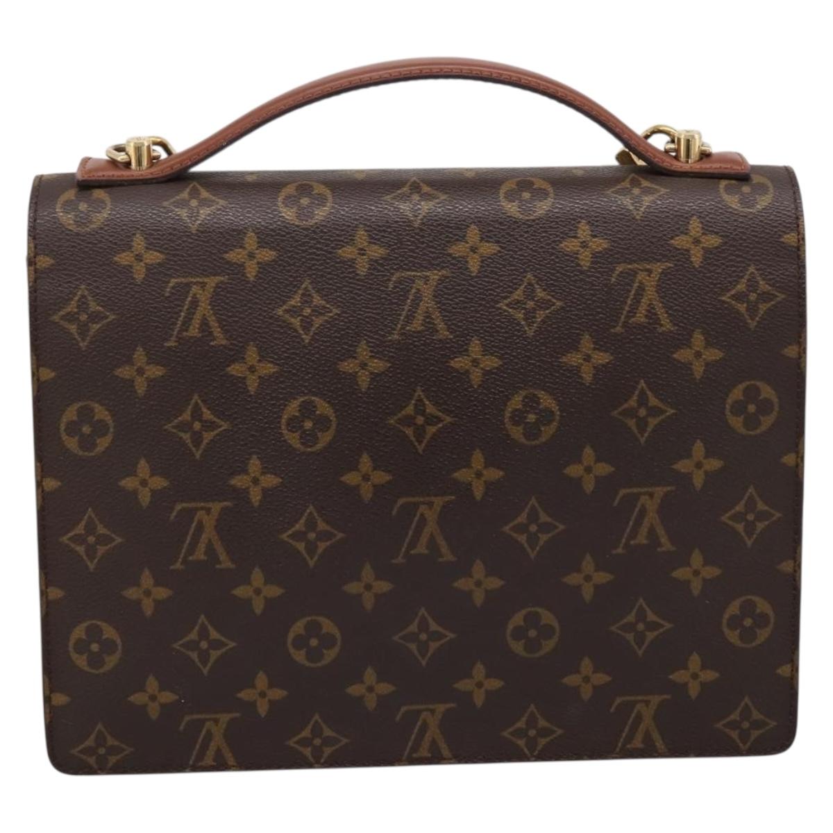 LOUIS VUITTON Monogram Monceau28 Hand Bag M51185 LV Auth 197738V