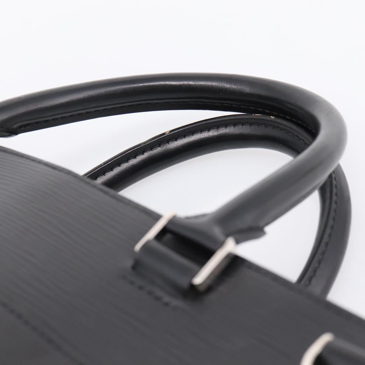 LOUIS VUITTON Epi Bassano GM Business Bag Black M54022 LV Auth 197745