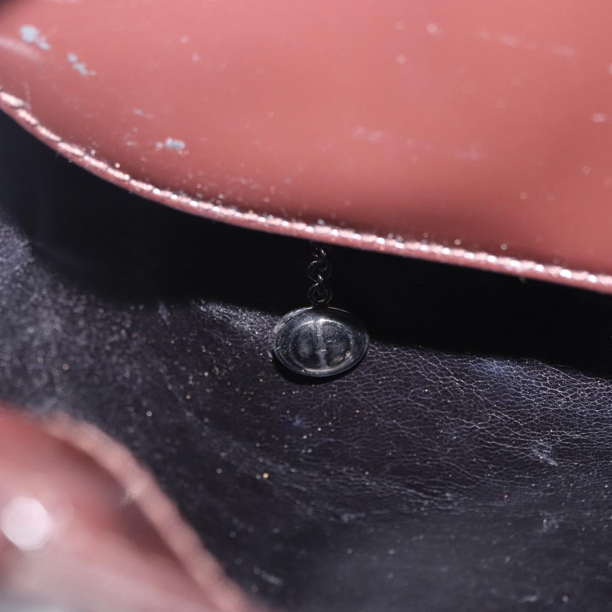 GUCCI Interlocking Bag Patent Leather Bordeaux Silver 000 1013 0504 Auth 197752