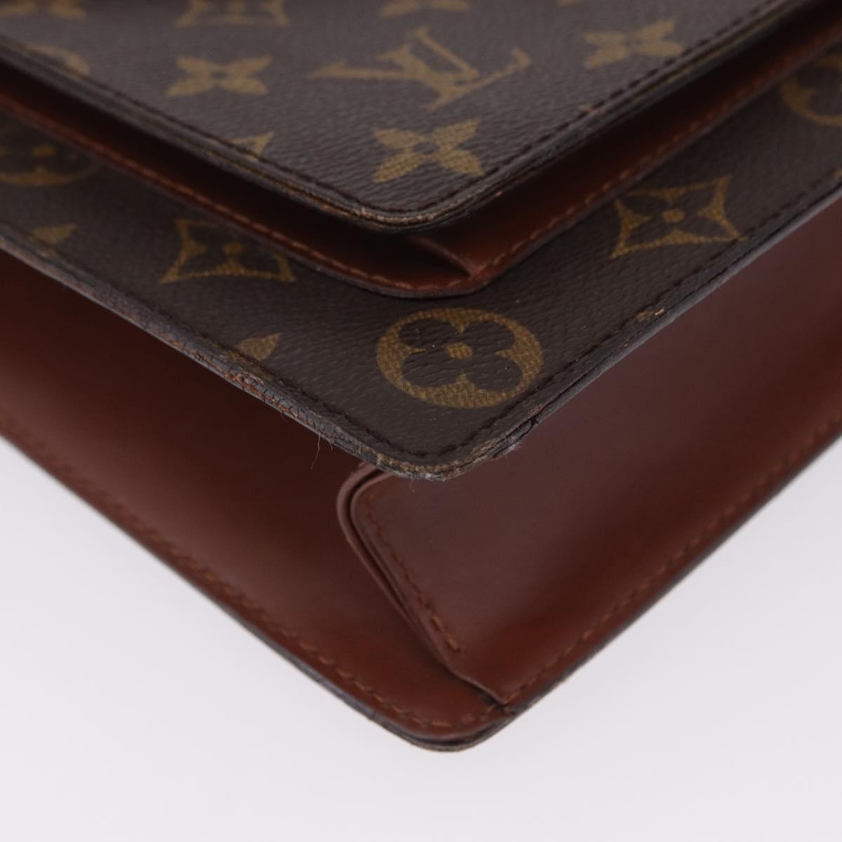 LOUIS VUITTON Monogram Monceau28 Hand Bag M51185 LV Auth 197753