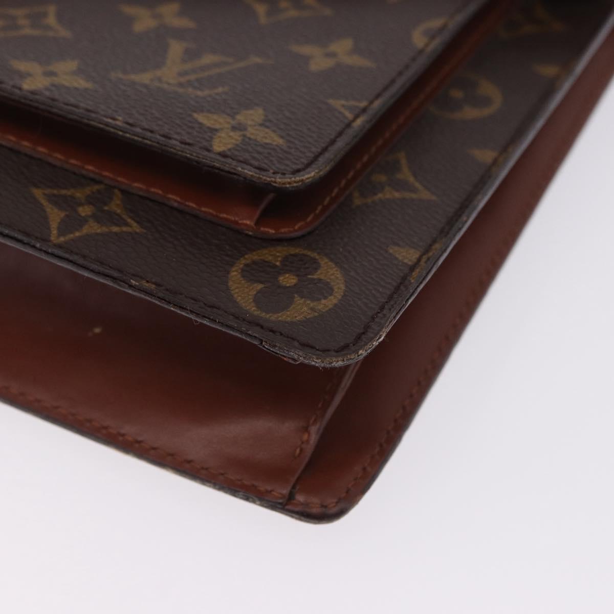 LOUIS VUITTON Monogram Monceau28 Hand Bag M51185 LV Auth 197753