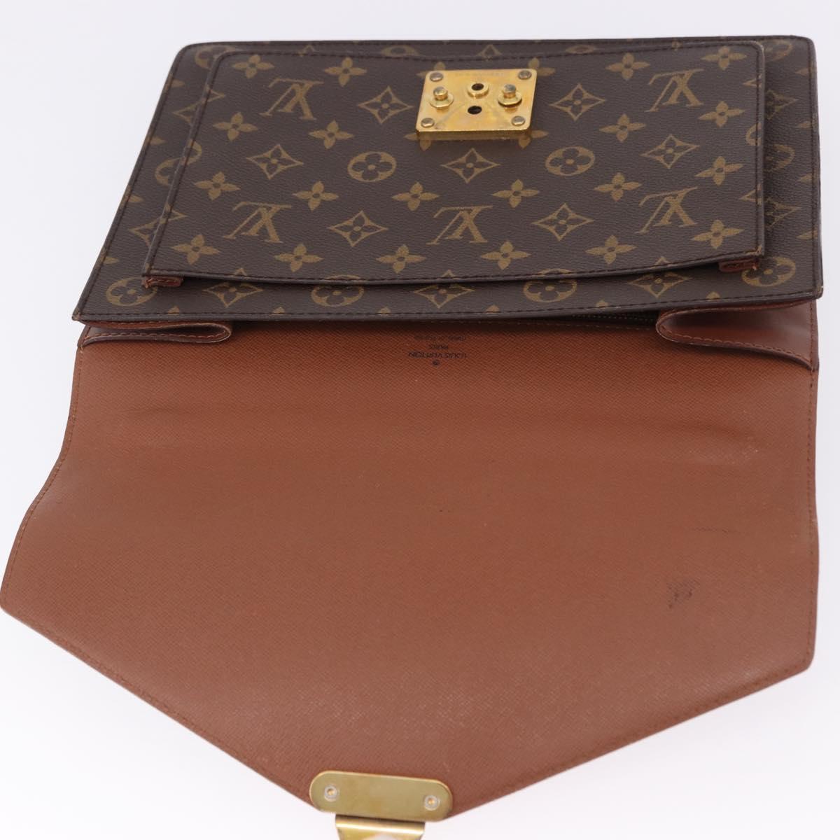 LOUIS VUITTON Monogram Monceau28 Hand Bag M51185 LV Auth 197753