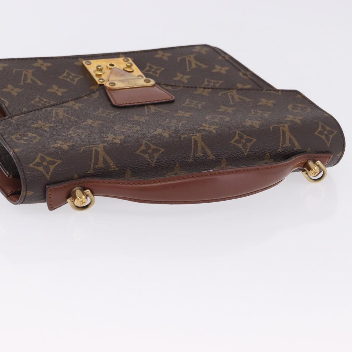 LOUIS VUITTON Monogram Monceau28 Hand Bag M51185 LV Auth 197753