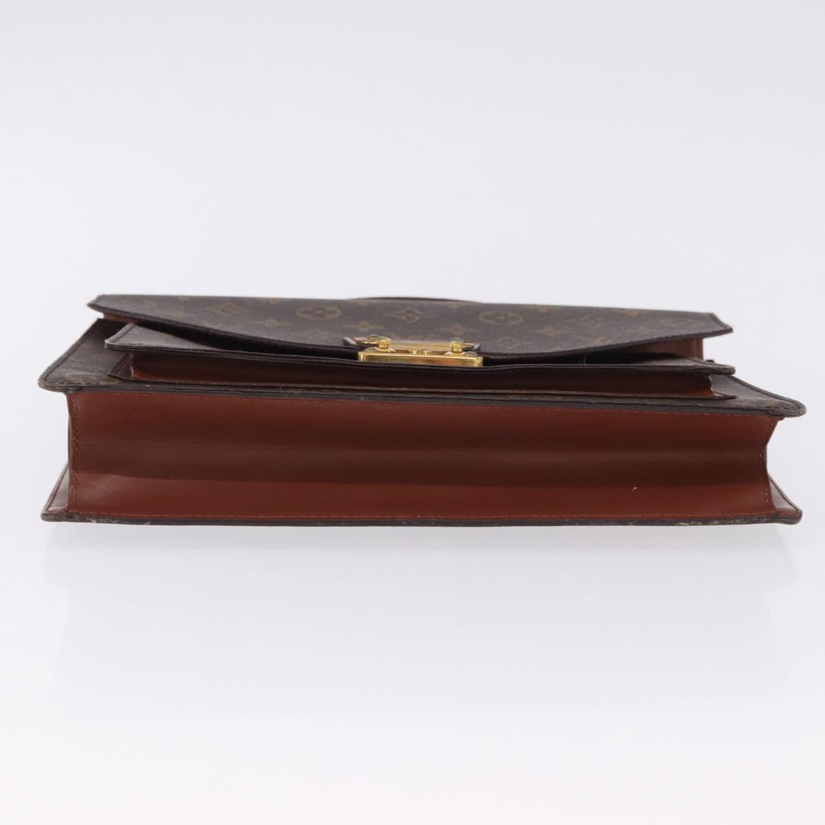 LOUIS VUITTON Monogram Monceau28 Hand Bag M51185 LV Auth 197753