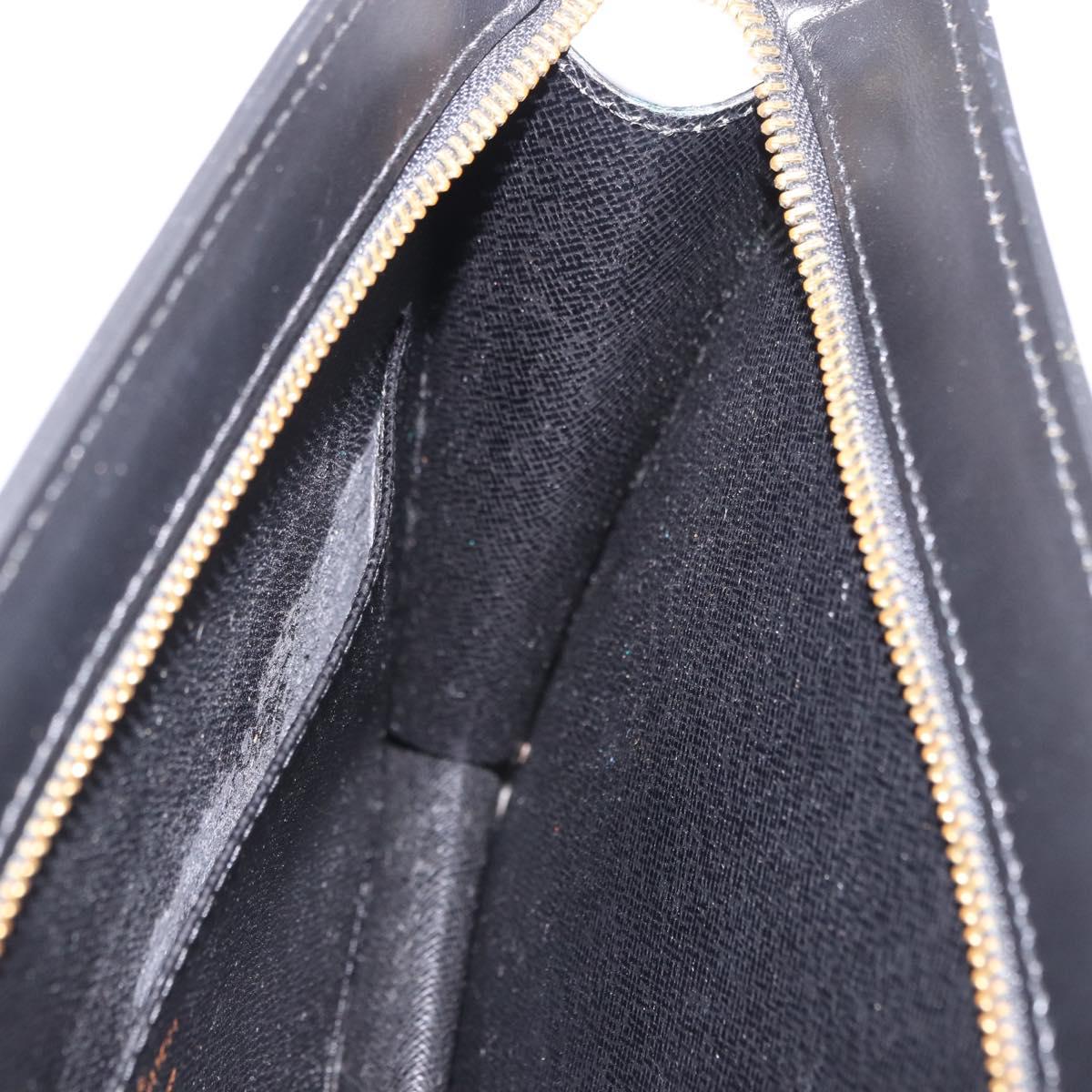 LOUIS VUITTON Epi Pochette Homme Clutch Bag Black M52522 LV Auth 197757