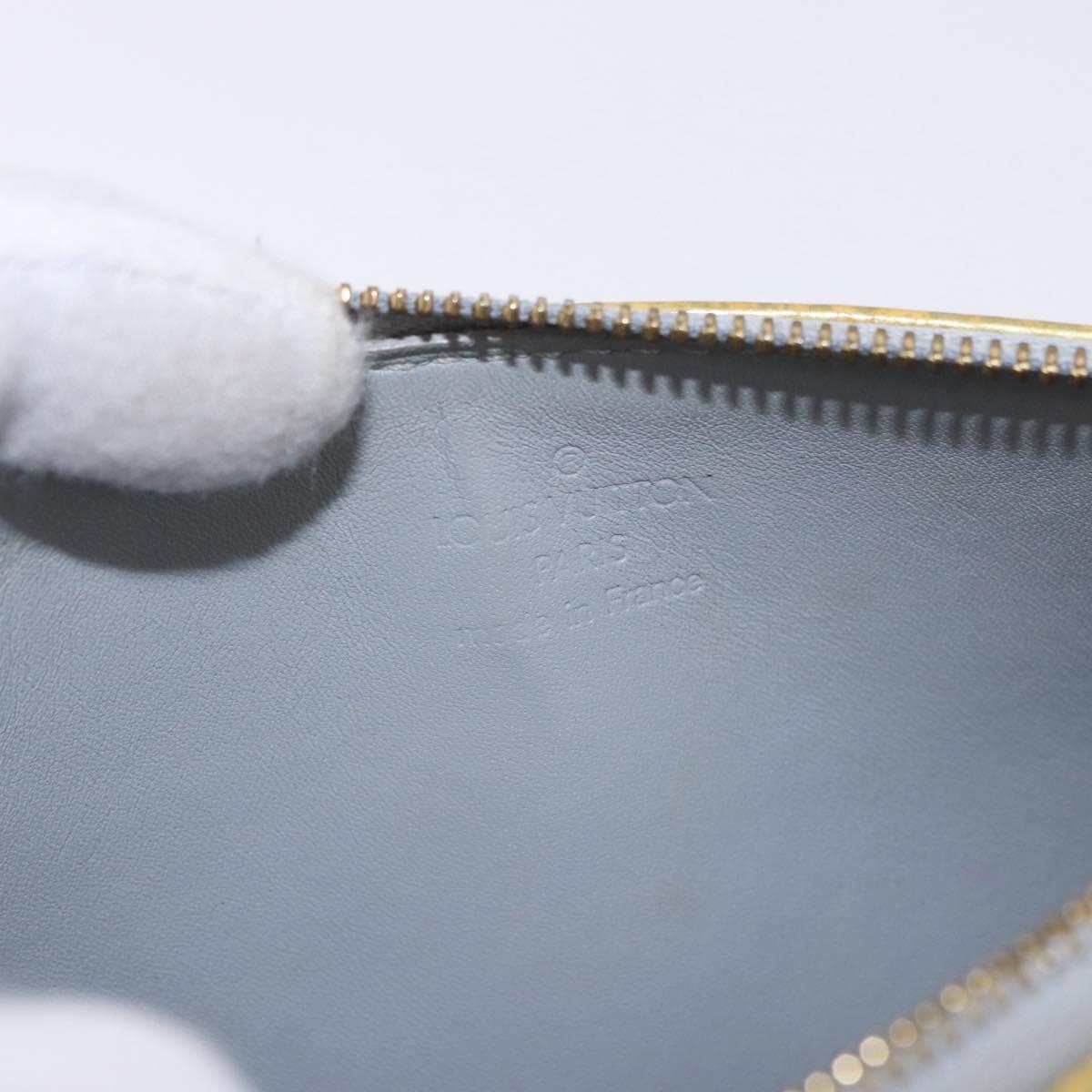LOUIS VUITTON Monogram Vernis Lexington Accessory Pouch Gris M91056 Auth 197761