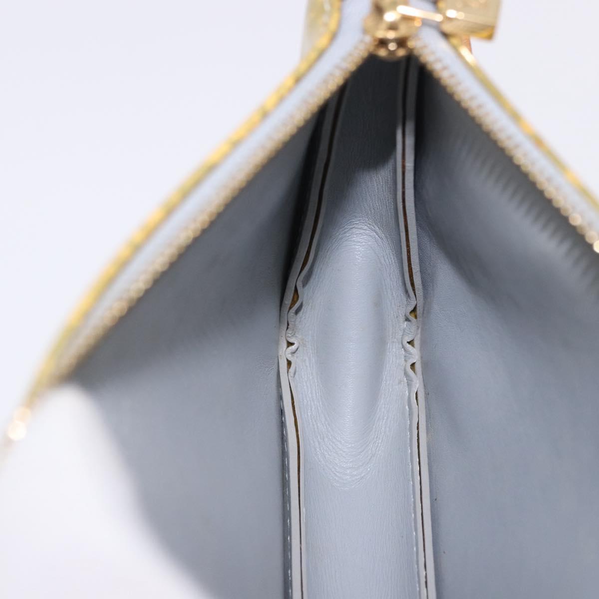 LOUIS VUITTON Monogram Vernis Lexington Accessory Pouch Gris M91056 Auth 197761