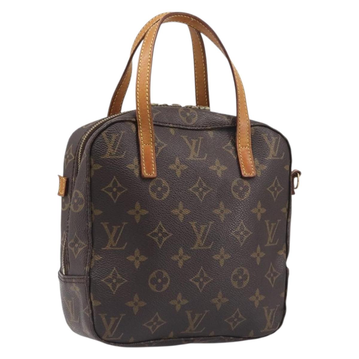 LOUIS VUITTON Monogram Spontini Hand Bag M47500 LV Auth 197789