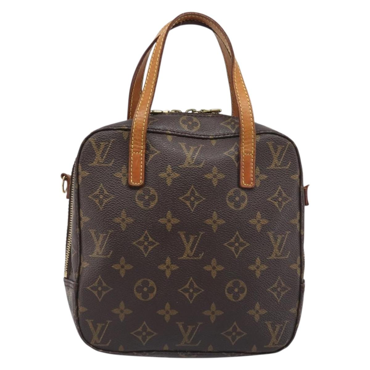 LOUIS VUITTON Monogram Spontini Hand Bag M47500 LV Auth 197789