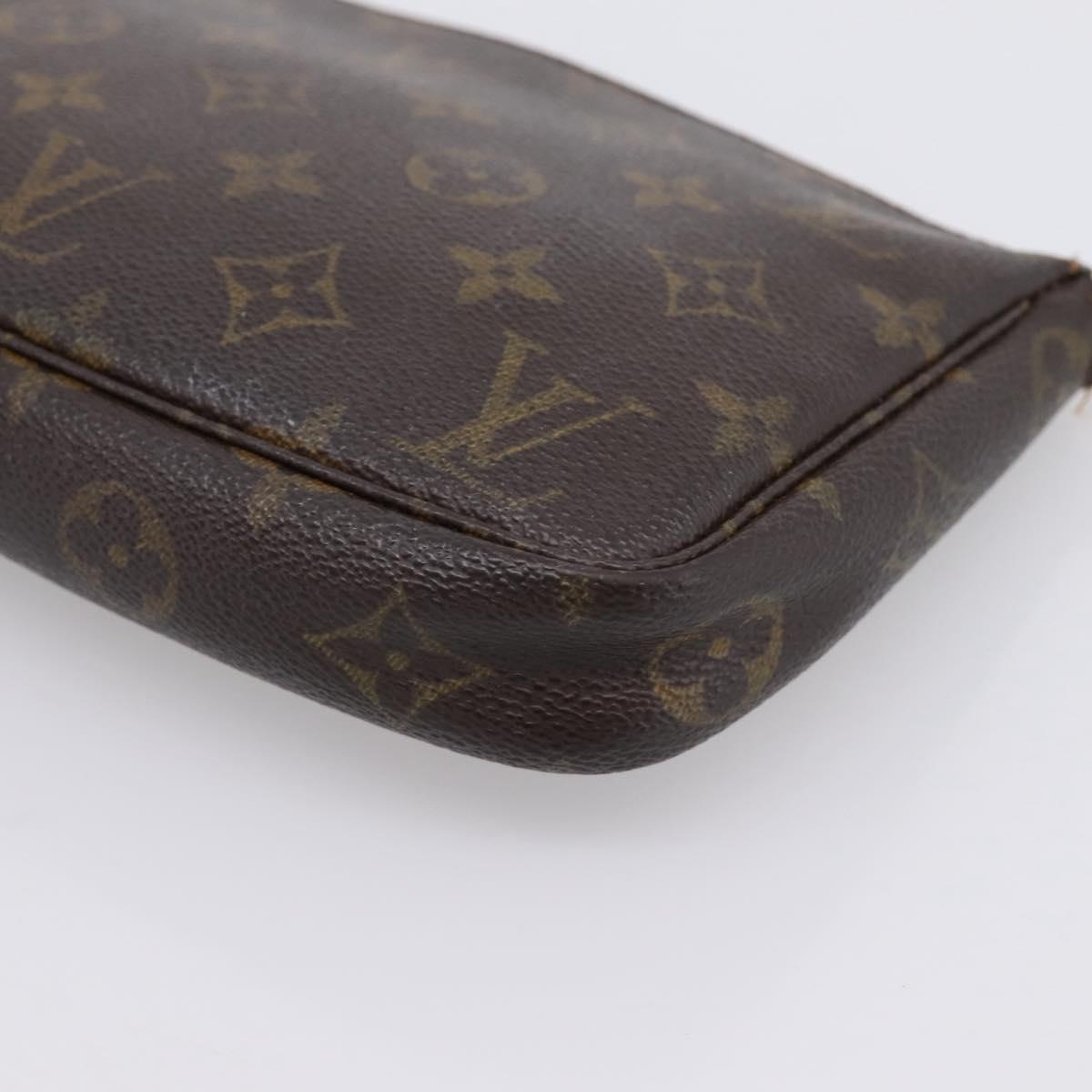 LOUIS VUITTON Monogram Pochette Accessoires Pouch M51980 LV Auth 197792