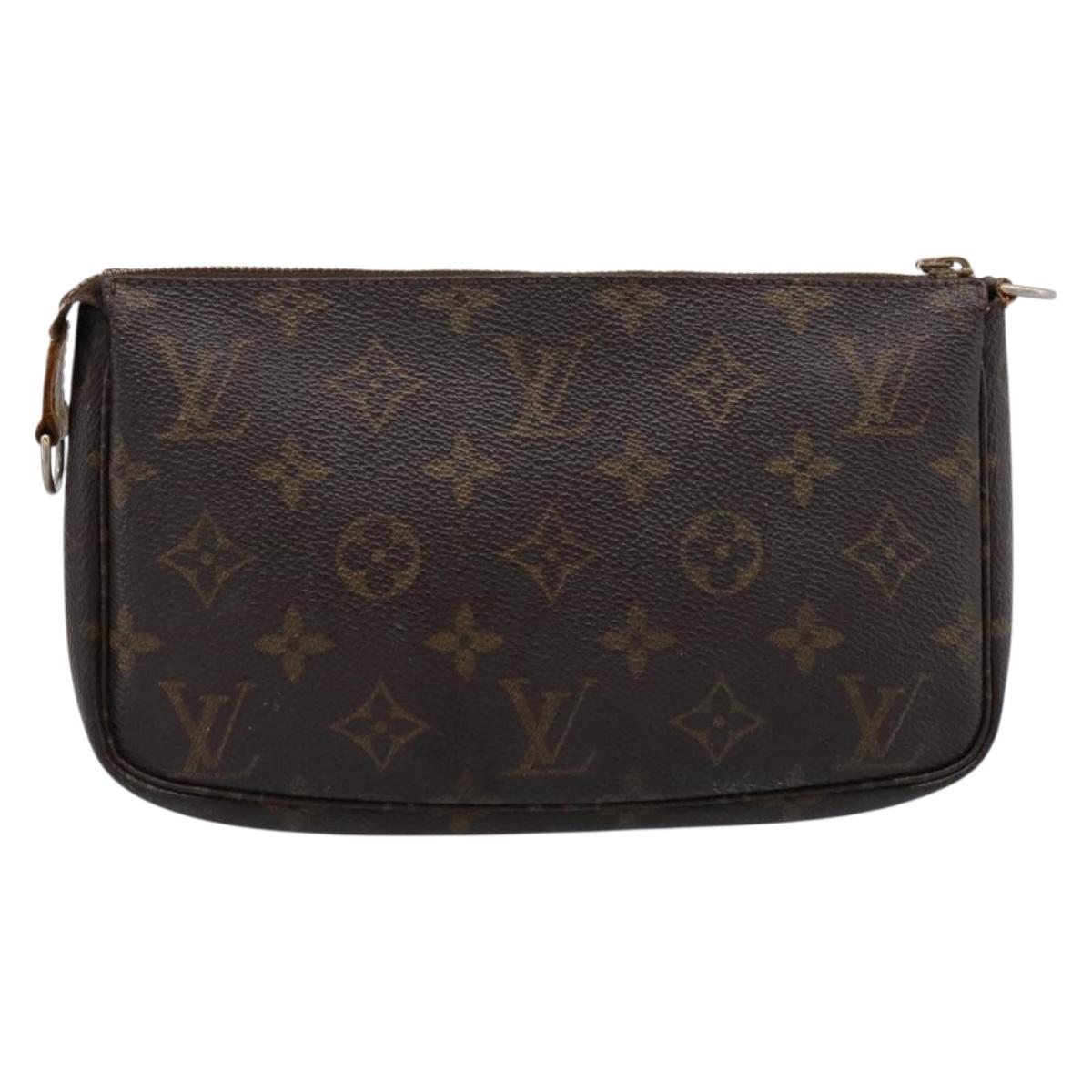 LOUIS VUITTON Monogram Pochette Accessoires Pouch M51980 LV Auth 197792