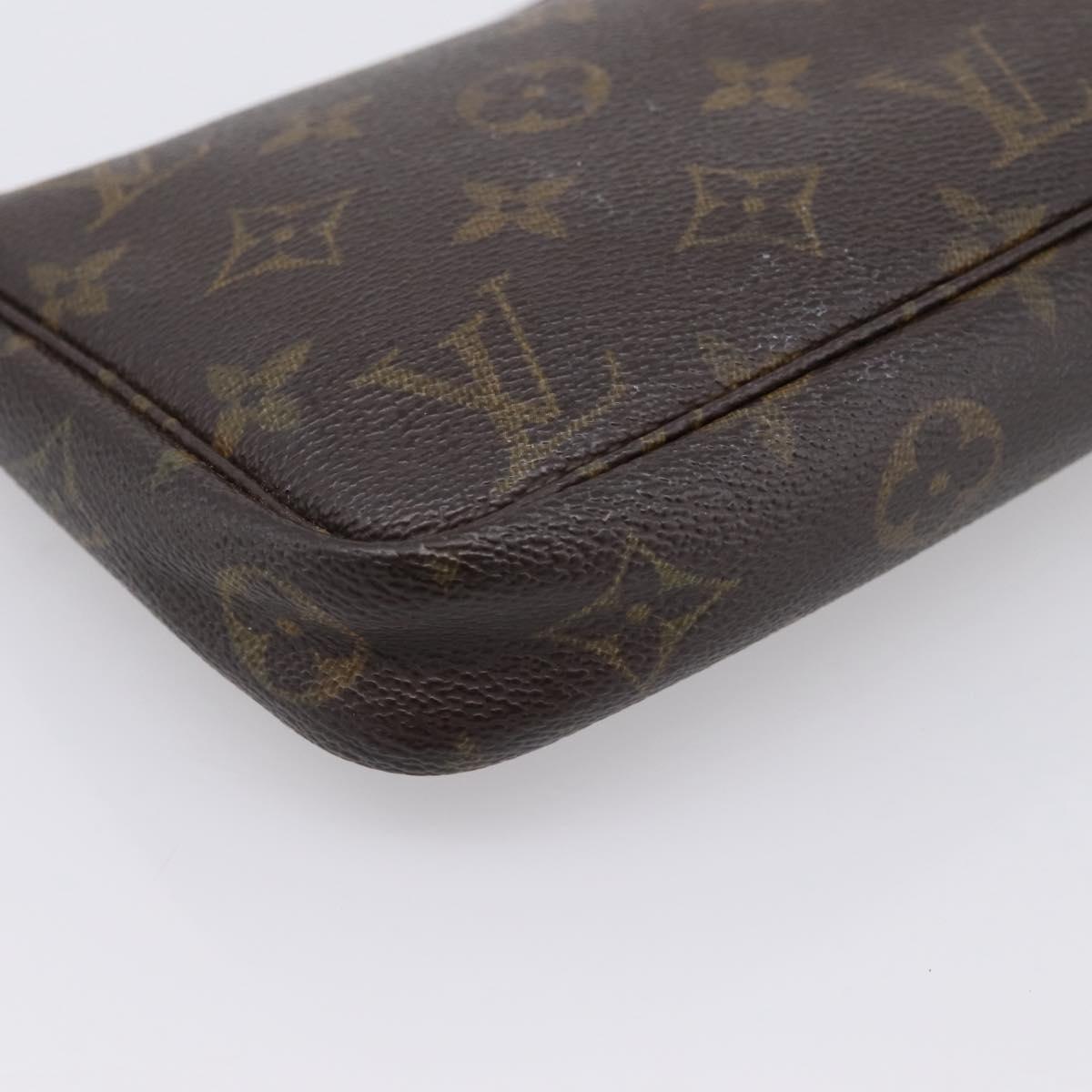 LOUIS VUITTON Monogram Pochette Accessoires Pouch M51980 LV Auth 197792