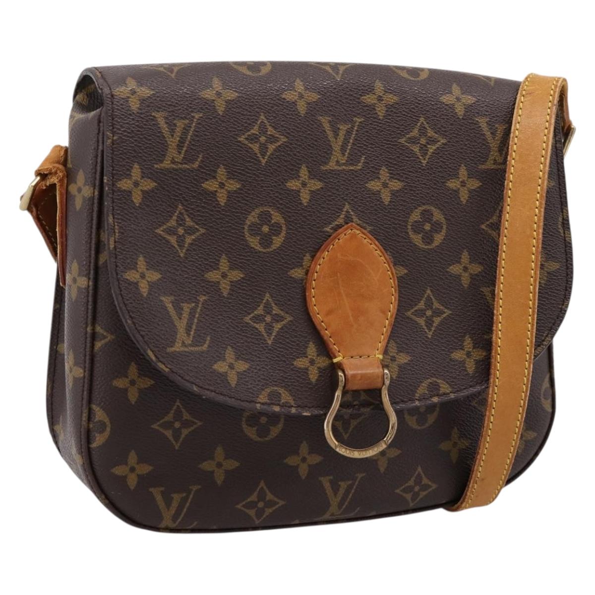 LOUIS VUITTON Monogram Saint Cloud GM Shoulder Bag M51242 LV Auth 197796