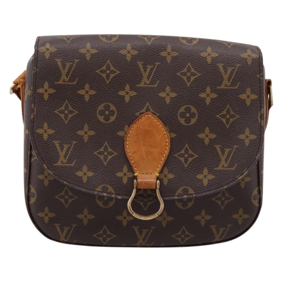 LOUIS VUITTON Monogram Saint Cloud GM Shoulder Bag M51242 LV Auth 197796