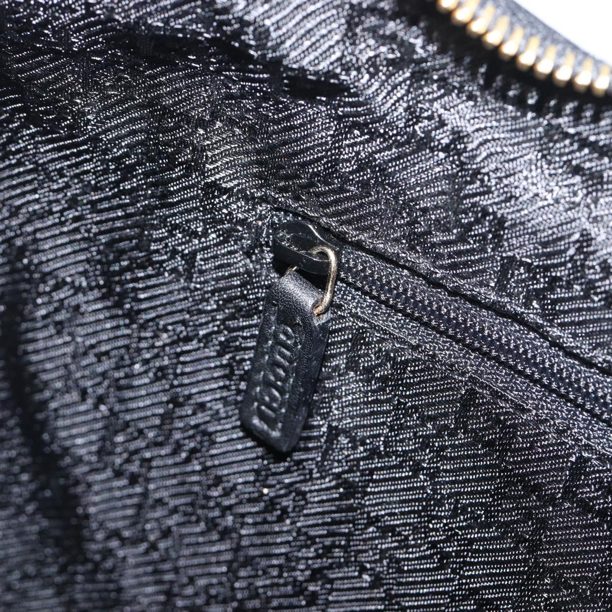 GUCCI Jackie Shoulder Bag Leather Black Gold 001 4128 Auth 197798V