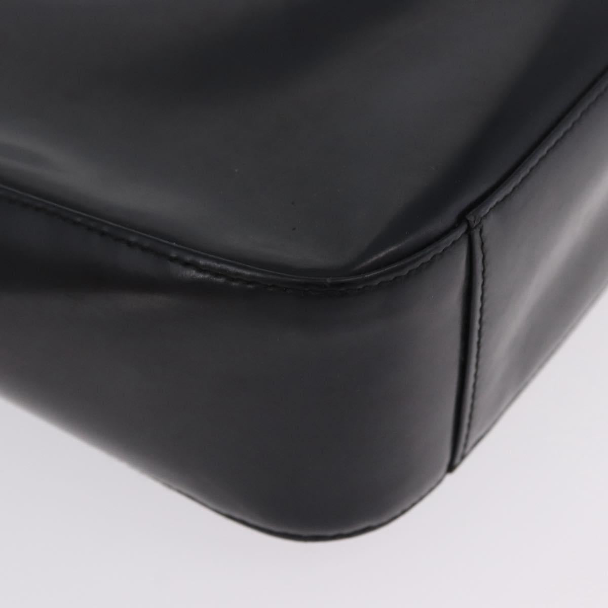 GUCCI Shoulder Bag Patent leather Brown Silver 000 1046 0506 Auth 197801